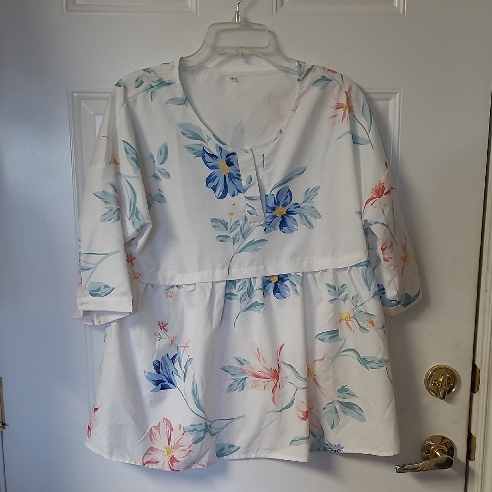 Floral Print Women's Top